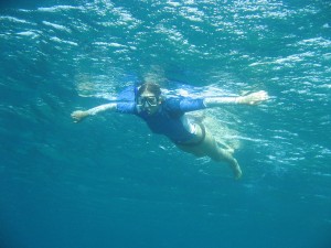 Enjoy snorkeling in Cagdanao clear waters